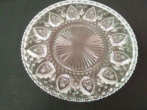 Arcoroc France Vintage Glass serving plate