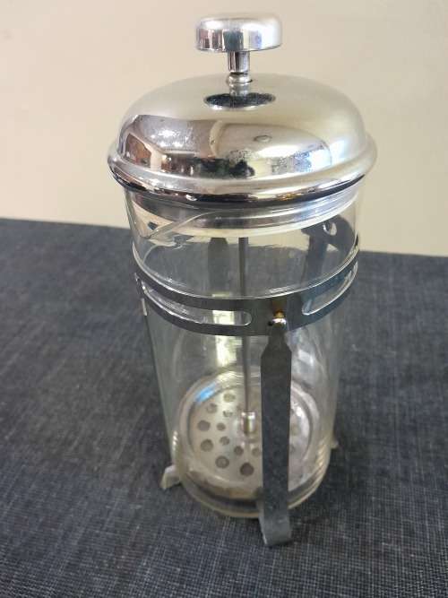 Glass and Chrome coffee plunger French press 1L (4 mugs)