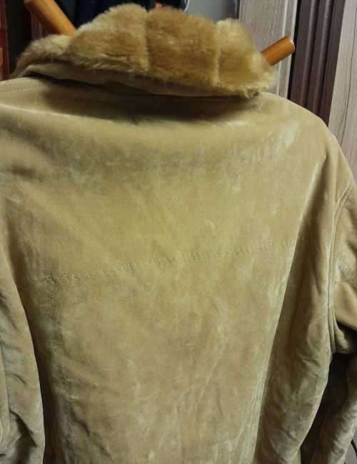Plush thick faux fur winter jacket