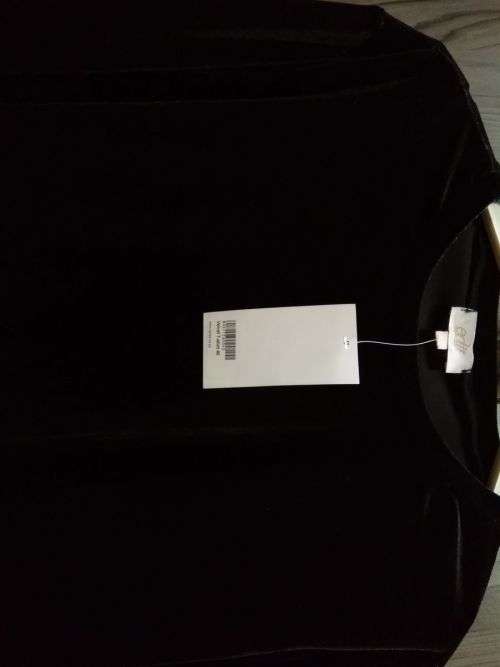 Black velvet top