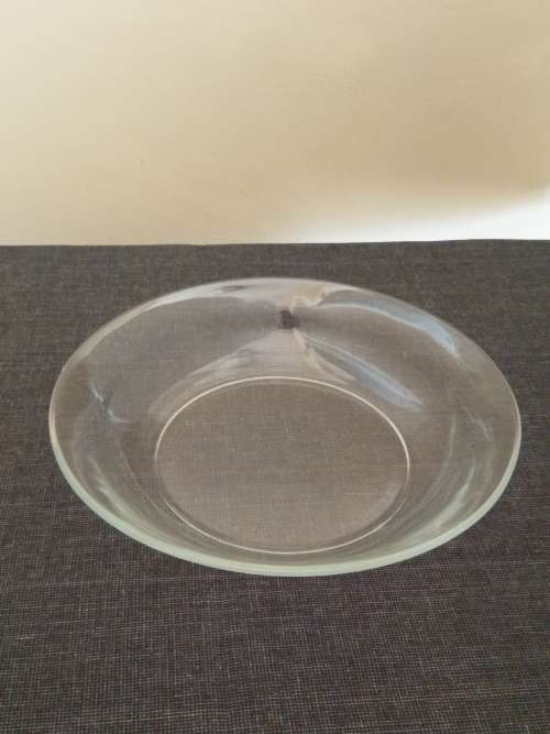 Arcoroc clear glass shallow bowl