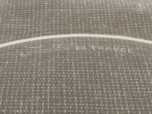 Arcoroc clear glass shallow bowl