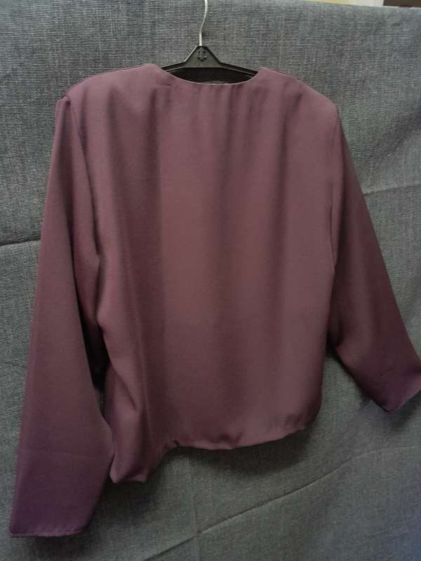 Plum blazer pants suit