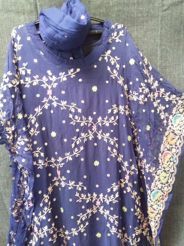 Navy blue freesize fancy dress