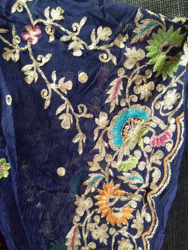 Navy blue freesize fancy dress