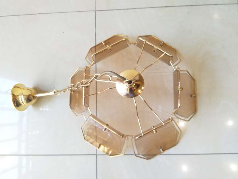 Vintage pendant light fitting and 2 wall lights