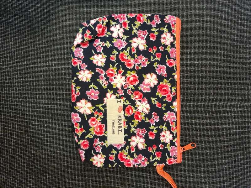 Floral Thai pencil case