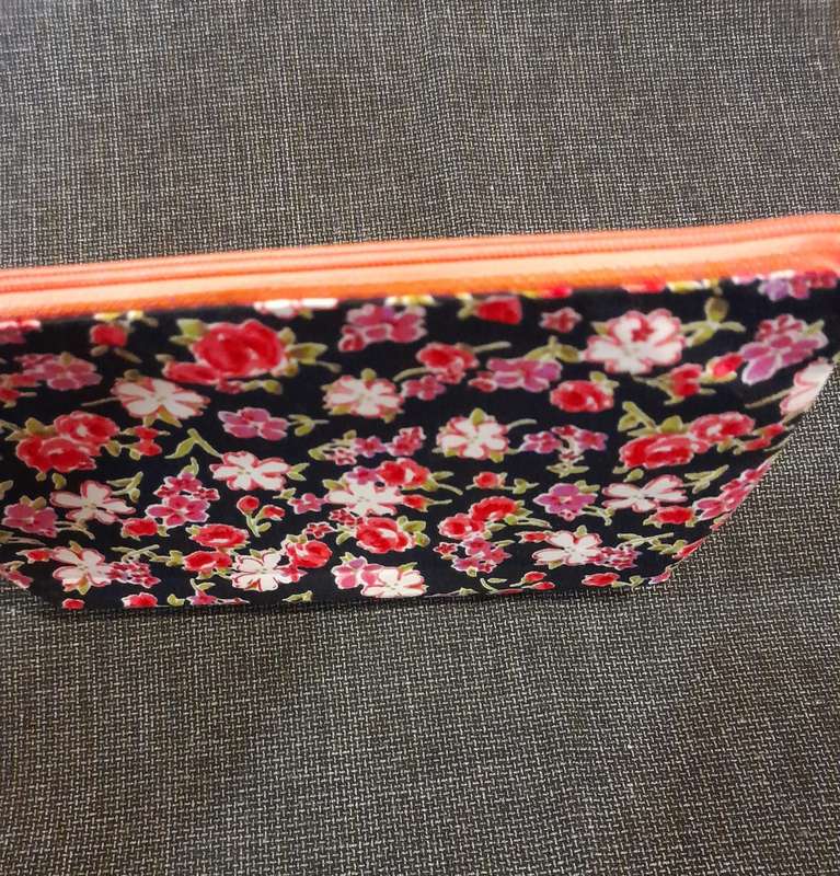 Floral Thai pencil case