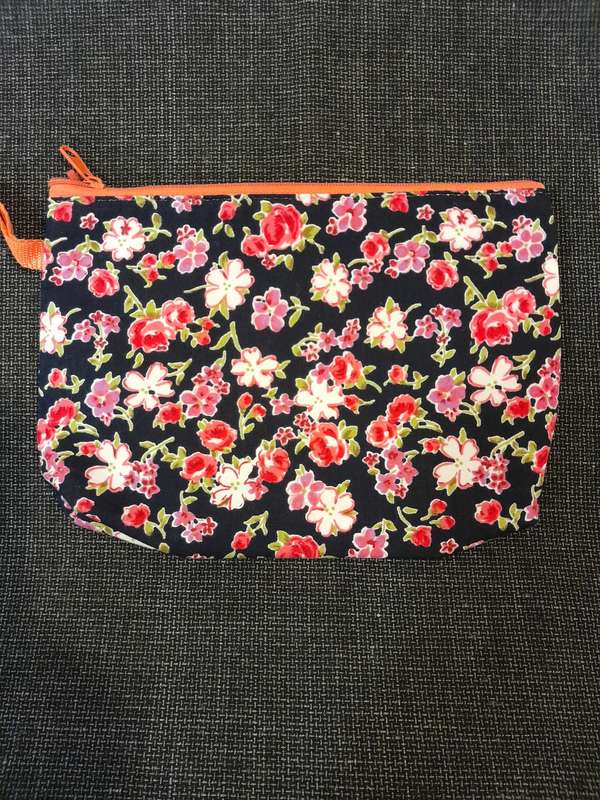 Floral Thai pencil case