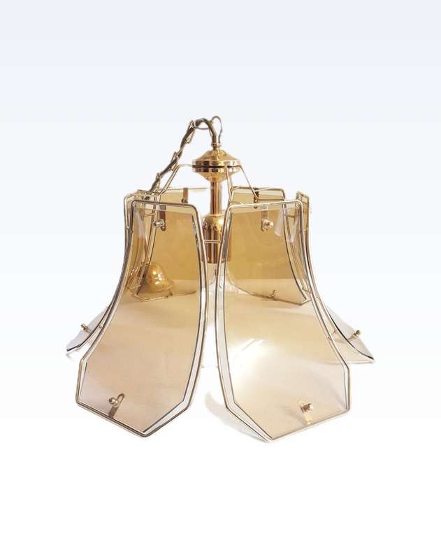 Vintage pendant light fitting and 2 wall lights