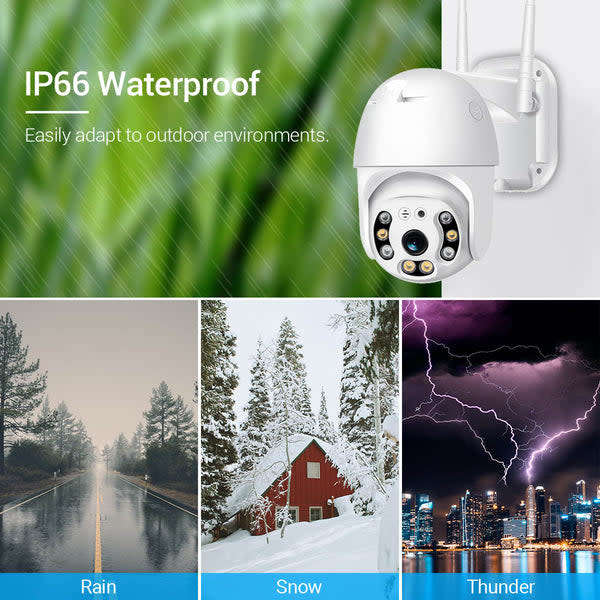 Wifi camera smart security 1080HD with motion tracking Pan/Tilt
