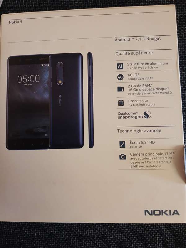 Nokia 5 Dual Sim Smart Phone - Silver
