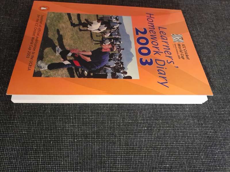 ICC cricket world cup 2003 school diary