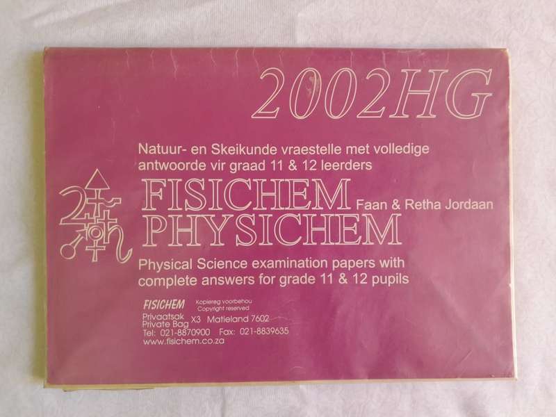 Physichem Grade 11 and 12 physical sciences Questions and Answers 2 books