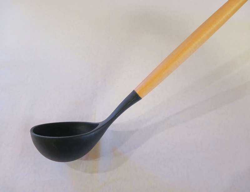 Silicone Soup Ladle Scooped Spoon