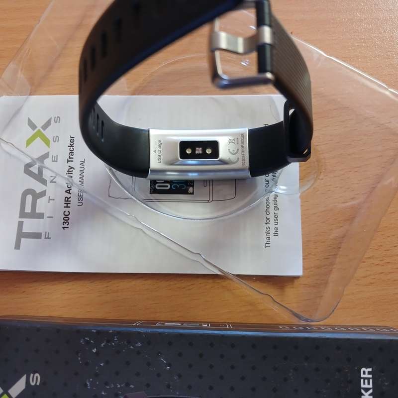 Smart fitness tracker watch Trax 130C Black