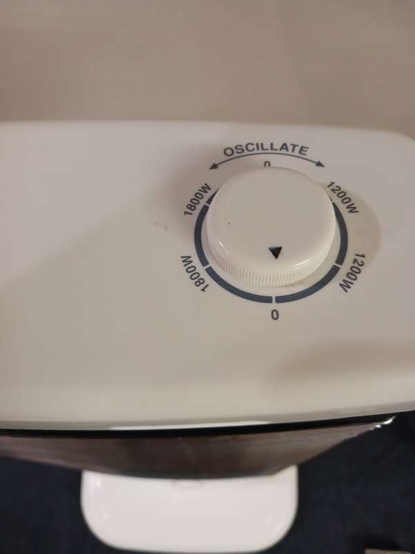 Goldair heater fan assisted radiant