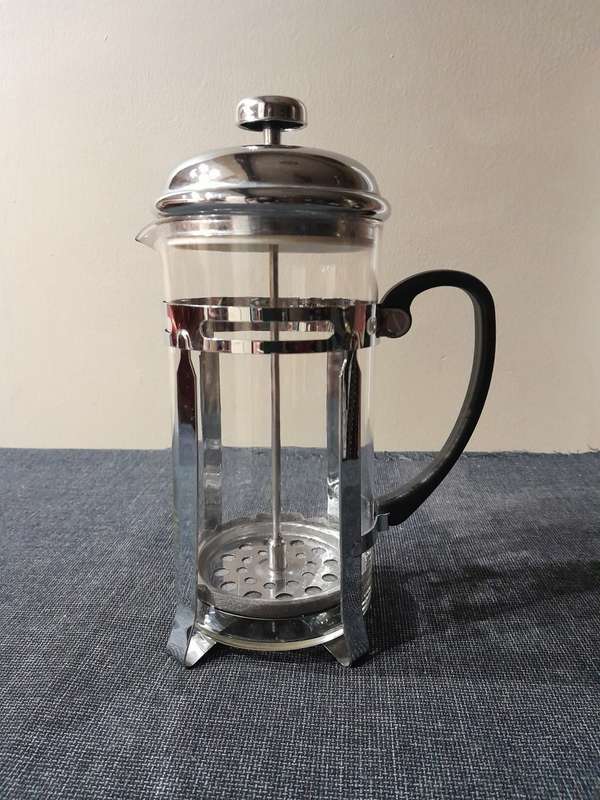 Glass and Chrome coffee plunger French press 1L (4 mugs)