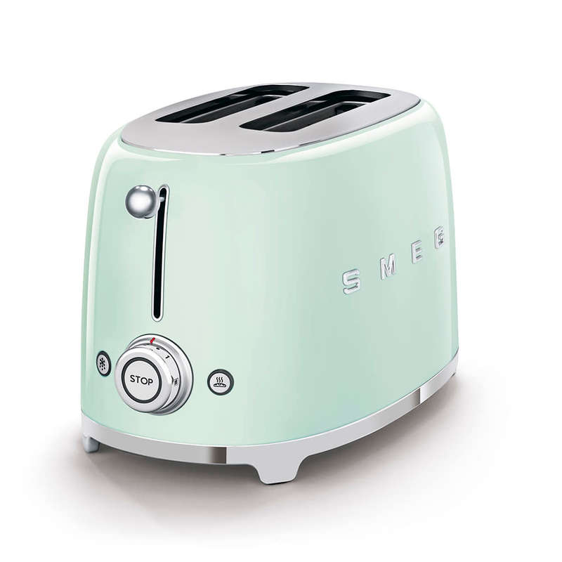 SMEG Toaster Retro Style - 2 slice Pastel Green