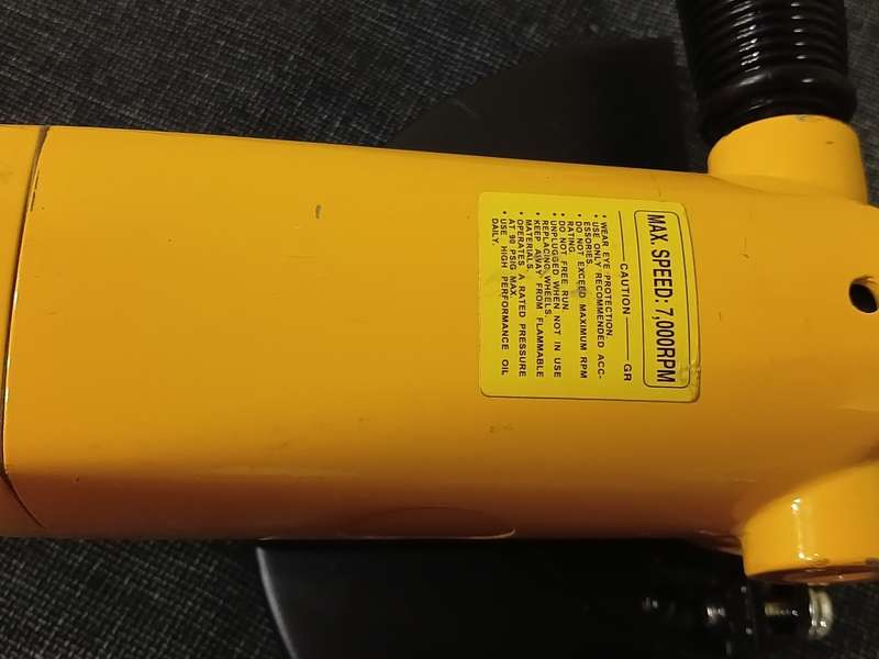 Mac Afric Pneumatic Angle Grinder 7" IN (180mm)
