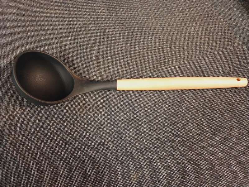 Silicone Soup Ladle Scooped Spoon