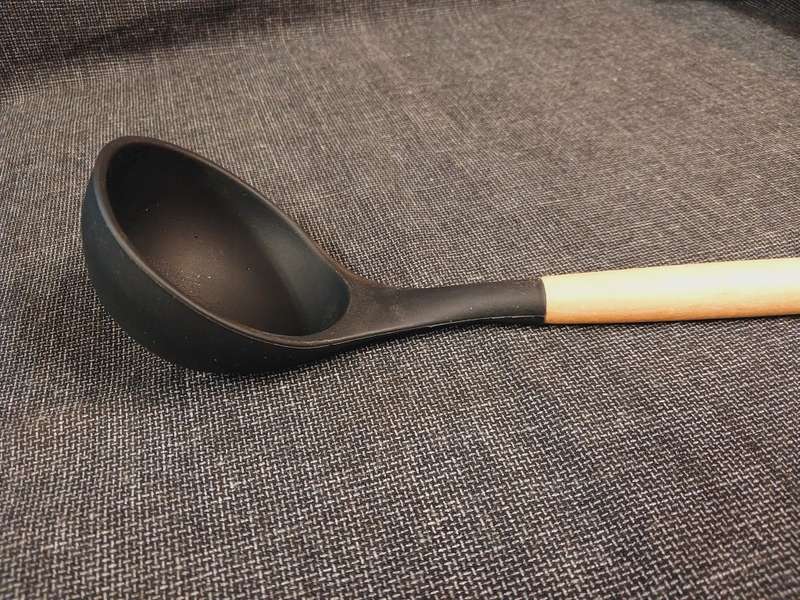 Silicone Soup Ladle Scooped Spoon