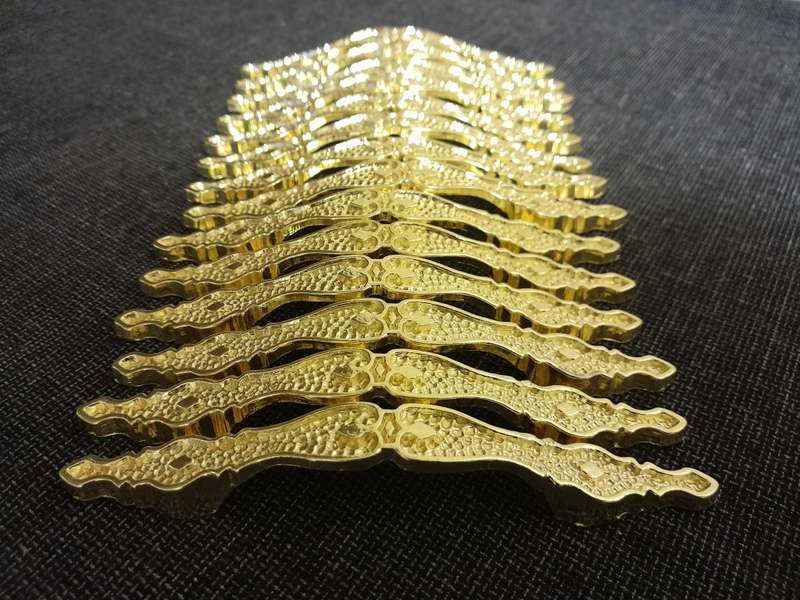 Vintage gold door handles x 14