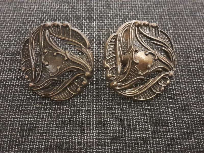Pair of vintage antique door knobs