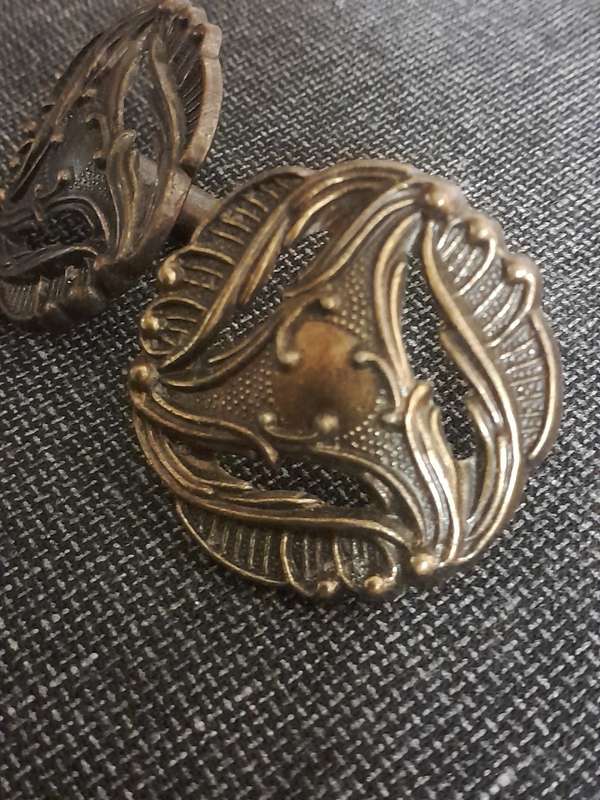 Pair of vintage antique door knobs