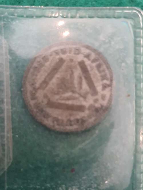 2 ANTIQUE SOUTH AFRICAN 3D COINS (TIKI)