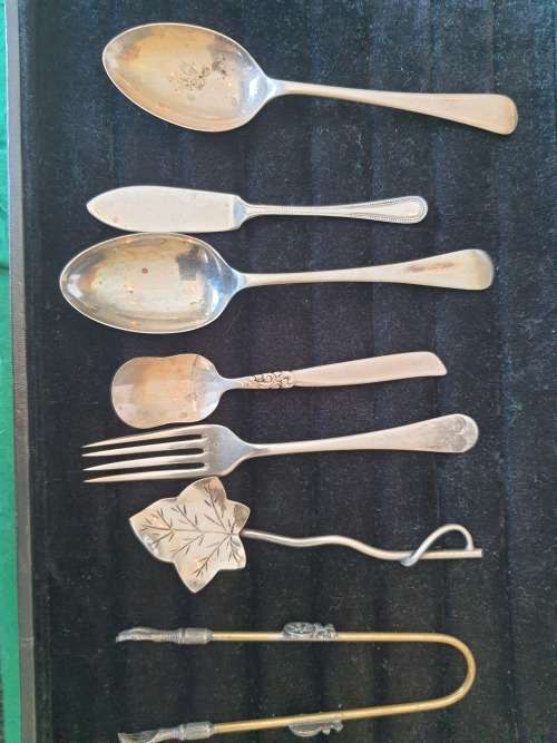 VINTAGE MIXED CUTTLERY SILVER PLATED EPNS