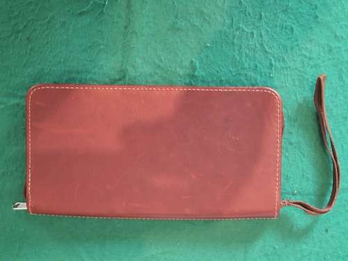 GENUINE LEATHER WALLET CARD HOLDER BROWN COLOUR MADE BY IMPERIAL