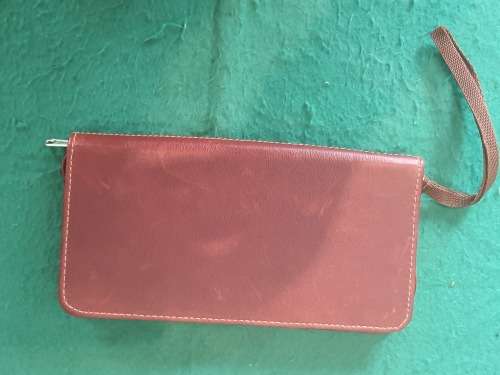GENUINE LEATHER WALLET CARD HOLDER BROWN COLOUR MADE BY IMPERIAL