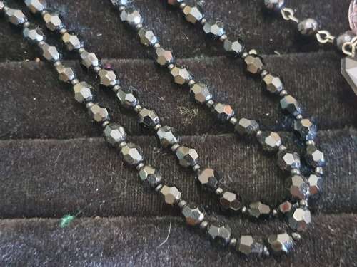 a JOBLOT VINTAGE COSTUME NECKLACES