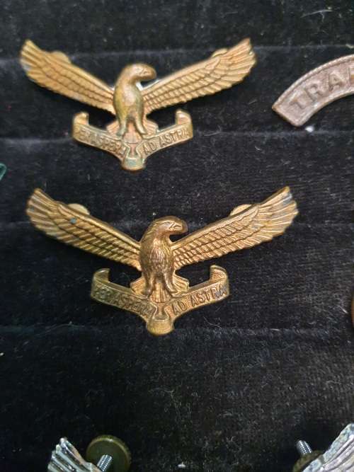 A COLLECTION OF RARE SOUTH AFRICAN AND BRITISH MILITARY INSIGNIA AND MEDALLIONS