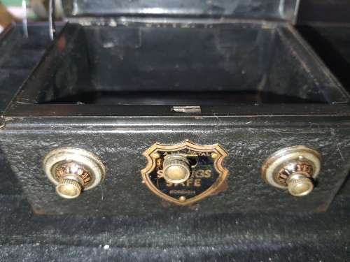 A RARE COLLECTORS COMBINATION HARD TO FIND MONEY BOX