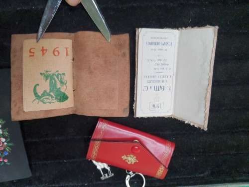 A COLLECTION OF COLLECTABLE ITEMS DAIRIES AND KEY RINGS SOLD AS IS