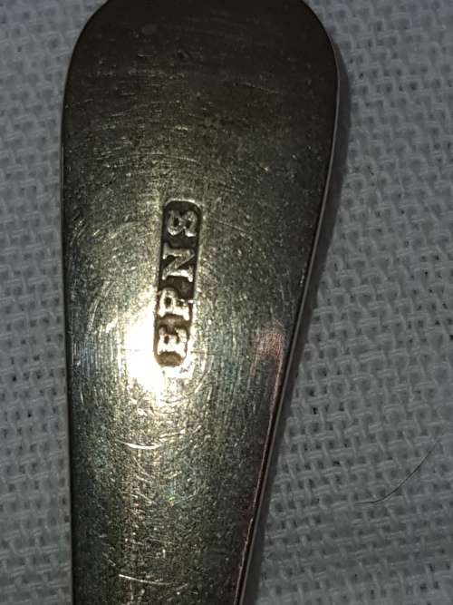 A COLLECTION OF 3 VINTAGE EPNS SUGAR LADELS SOLD AS IS
