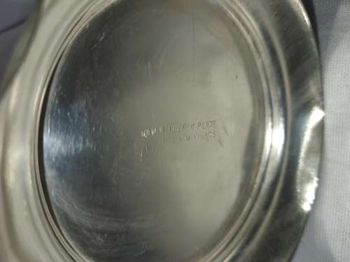 TWO SILVER PLATED SPORTING BEER VINTAGE MUGGS SOLD AS IS