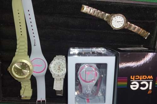 A COLLECTION OF GENUINE ALMOST BRAND NEW ICE WATCHES