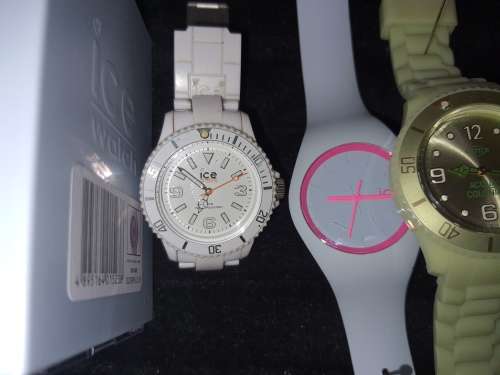 A COLLECTION OF GENUINE ALMOST BRAND NEW ICE WATCHES
