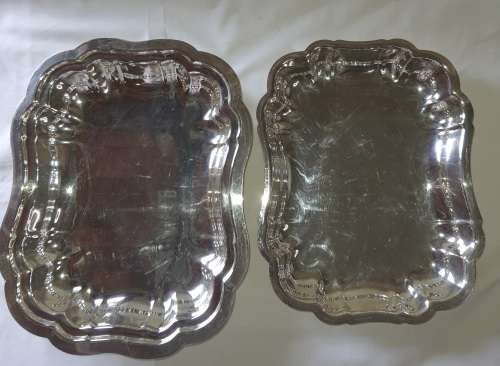 AN EPNS ENTREE VINTAGE DISH BOTH THE HANDLES ON THE LID ARE BROKEN OFF SOLD AS IS