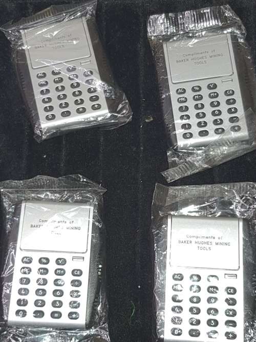 A JOBLOT POCKET CALCULATORS IN ITS PLASTIC PACKAGING NEVER BEEN USED SOLD AS IS