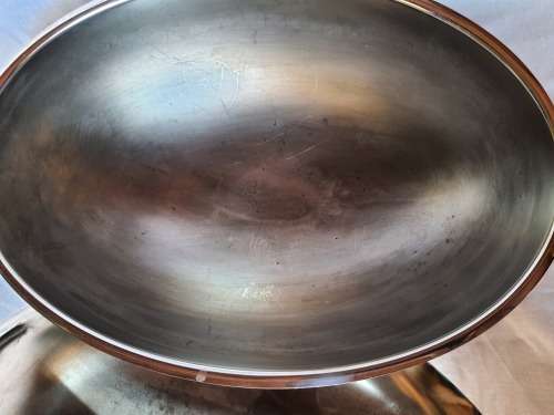 A VINTAGE PERFECT CONDITION   LARGE  SIVER PLATED  TUREEN SOLD AS IS