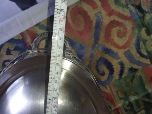 OVAL 18` Silver Plated Casserole with Insert Dish IN  A GREAT CONDITION SOLD AS IS