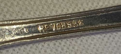 A vintage set of 12 desert forks Sold as is