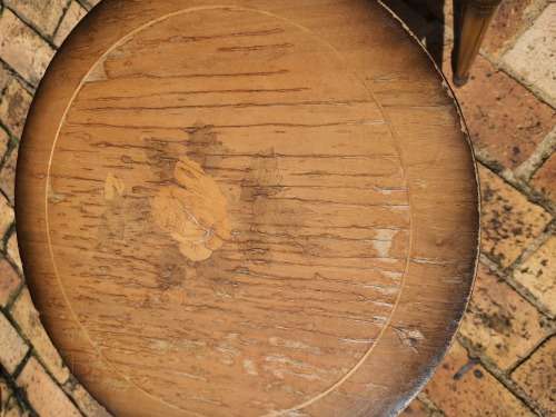 TWO IDENTICAL ANTIQUE OCCASSIONAL COFFEE TABLES