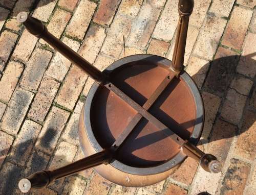 TWO IDENTICAL ANTIQUE OCCASSIONAL COFFEE TABLES