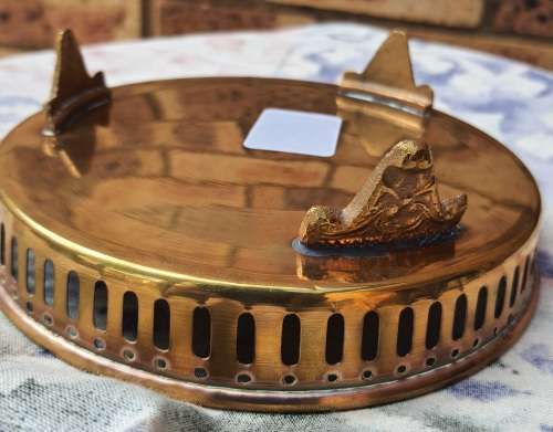 A VINTAGE ROUND EDWARDIAN STYLE SWEATS TRAY SOLD