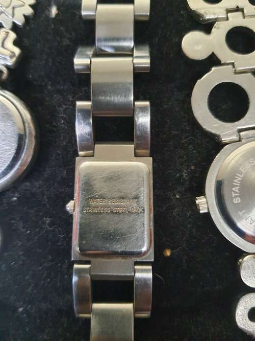 A COLLECTION OF WOMANS DRESS WATCHES SOLD AS IS NOT TESTED